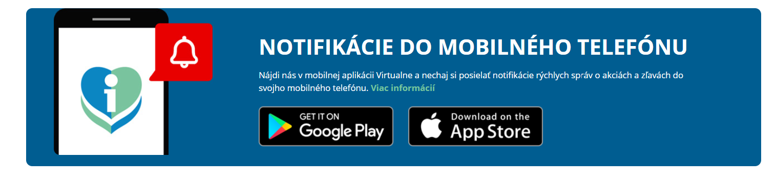 Oznamy firmy do mobilu uvatea aplikcie Virtualne