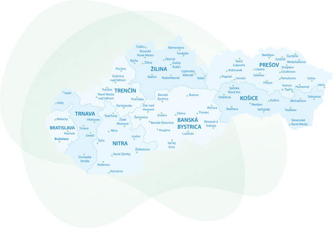 Mapa Slovenska